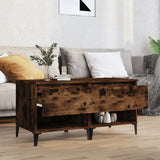 Side Tables 2 pcs Smoked Oak 50x46x50 cm Engineered Wood - Side View