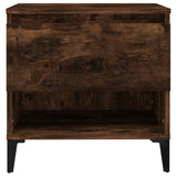 Side Tables 2 pcs Smoked Oak 50x46x50 cm Engineered Wood