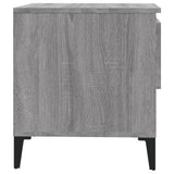 Side Table Grey Sonoma 50x46x50 cm Engineered Wood