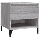 Side Tables 2 pcs Grey Sonoma 50x46x50 cm Engineered Wood - Rear View