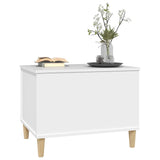 Coffee Table White 60x44.5x45 cm Engineered Wood