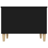 Coffee Table Black 60x44.5x45 cm Engineered Wood