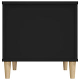 Coffee Table Black 60x44.5x45 cm Engineered Wood