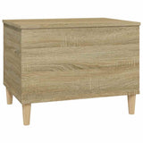 Coffee Table Sonoma Oak 60x44.5x45 cm Engineered Wood - Top-Down View