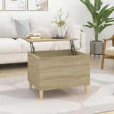 Coffee Table Sonoma Oak 60x44.5x45 cm Engineered Wood