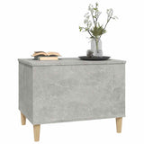 Coffee Table Concrete Grey 60x44.5x45 cm Engineered Wood - Top-Down View