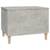 Coffee Table Concrete Grey 60x44.5x45 cm Engineered Wood