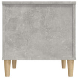Coffee Table Concrete Grey 60x44.5x45 cm Engineered Wood