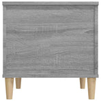Coffee Table Grey Sonoma 60x44.5x45 cm Engineered Wood