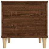 Coffee Table Brown Oak 60x44.5x45 cm Engineered Wood