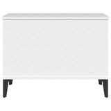 Coffee Table White 60x44.5x45 cm Engineered Wood