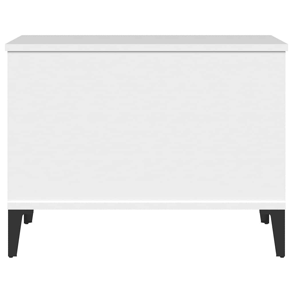 Coffee Table White 60x44.5x45 cm Engineered Wood