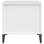Coffee Table White 60x44.5x45 cm Engineered Wood