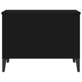 Coffee Table Black 60x44.5x45 cm Engineered Wood