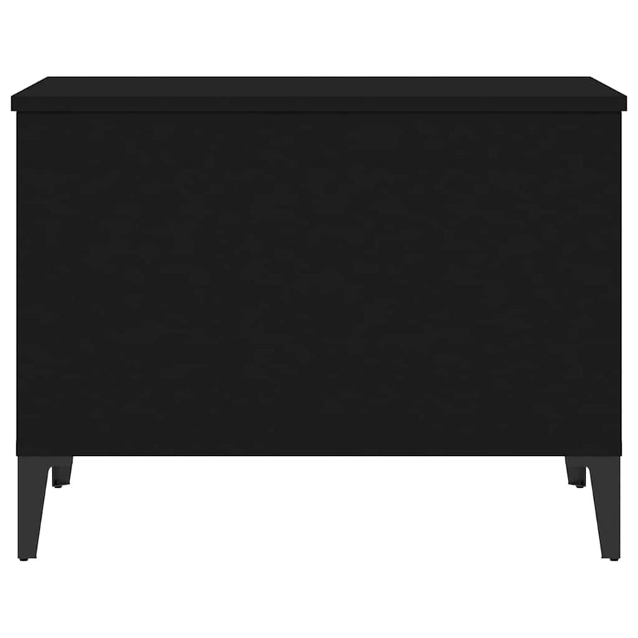 Coffee Table Black 60x44.5x45 cm Engineered Wood