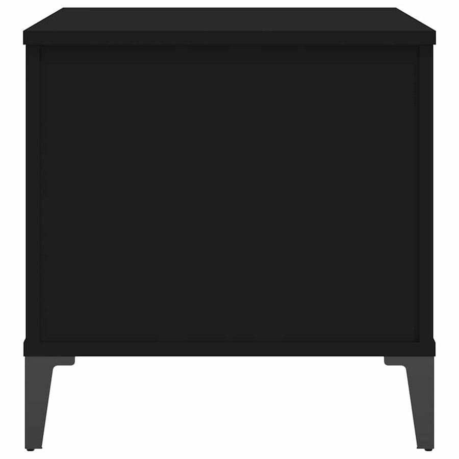 Coffee Table Black 60x44.5x45 cm Engineered Wood
