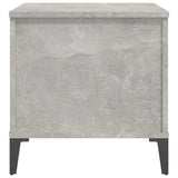 Coffee Table Concrete Grey 60x44.5x45 cm Engineered Wood