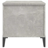 Coffee Table Concrete Grey 60x44.5x45 cm Engineered Wood - Low Angle