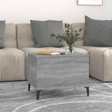 Coffee Table Grey Sonoma 60x44.5x45 cm Engineered Wood - Side View