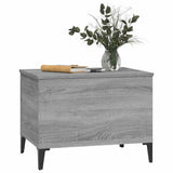 Coffee Table Grey Sonoma 60x44.5x45 cm Engineered Wood - Top-Down View