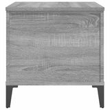 Coffee Table Grey Sonoma 60x44.5x45 cm Engineered Wood - Low Angle