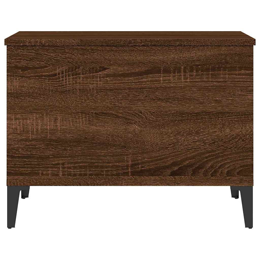 Coffee Table Brown Oak 60x44.5x45 cm Engineered Wood