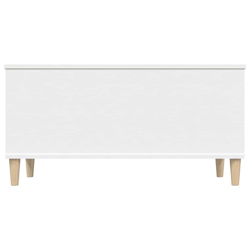 Coffee Table White 90x44.5x45 cm Engineered Wood
