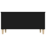 Coffee Table Black 90x44.5x45 cm Engineered Wood
