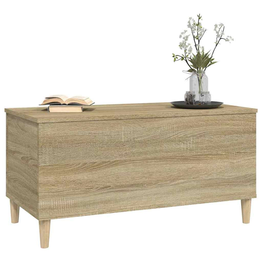 Coffee Table Sonoma Oak 90x44.5x45 cm Engineered Wood