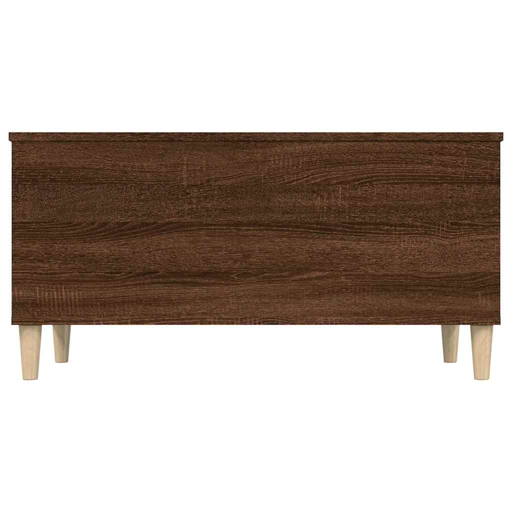 Coffee Table Brown Oak 90x44.5x45 cm Engineered Wood