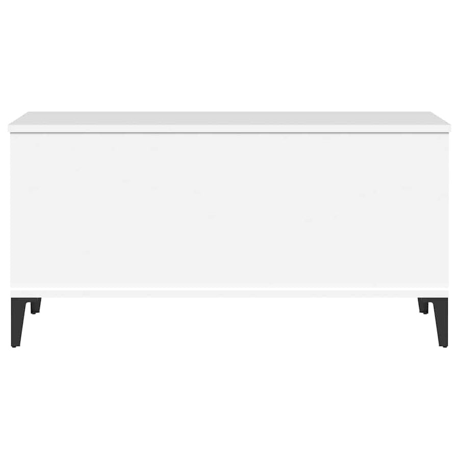 Coffee Table White 90x44.5x45 cm Engineered Wood