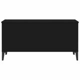 Coffee Table Black 90x44.5x45 cm Engineered Wood