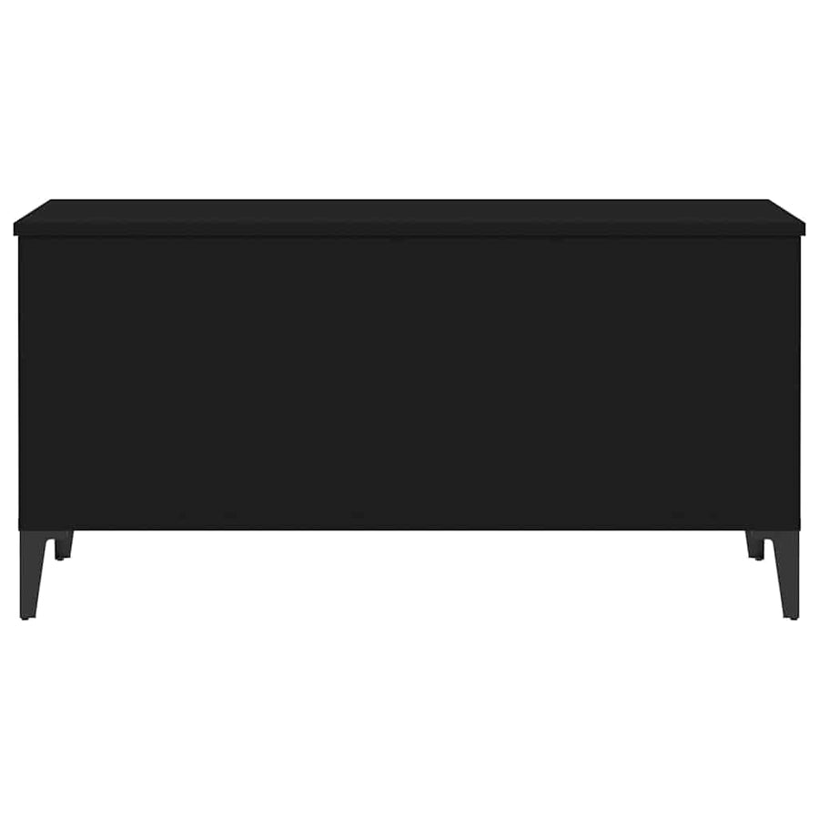 Coffee Table Black 90x44.5x45 cm Engineered Wood