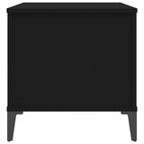 Coffee Table Black 90x44.5x45 cm Engineered Wood