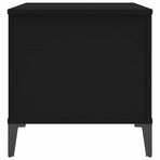 Coffee Table Black 90x44.5x45 cm Engineered Wood