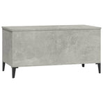 Coffee Table Concrete Grey 90x44.5x45 cm Engineered Wood