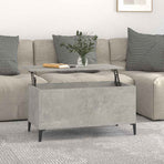 Coffee Table Concrete Grey 90x44.5x45 cm Engineered Wood