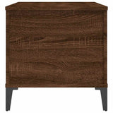 Coffee Table Brown Oak 90x44.5x45 cm Engineered Wood - Rear View