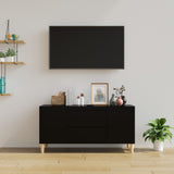 TV Cabinet Black 102x44.5x50 cm Engineered Wood - Side View