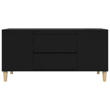 TV Cabinet Black 102x44.5x50 cm Engineered Wood