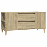 TV Cabinet Sonoma Oak 102x44.5x50 cm Engineered Wood - Front View