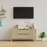 TV Cabinet Sonoma Oak 102x44.5x50 cm Engineered Wood - Side View