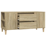 TV Cabinet Sonoma Oak 102x44.5x50 cm Engineered Wood - Rear View