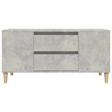 TV Cabinet Concrete Grey 102x44.5x50 cm Engineered Wood - Close-Up Angle