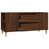 TV Cabinet Brown Oak 102x44.5x50 cm Engineered Wood