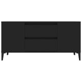 TV Cabinet Black 102x44.5x50 cm Engineered Wood