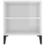 TV Cabinet High Gloss White 102x44.5x50 cm Engineered Wood - Low Angle