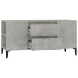 TV Cabinet Concrete Grey 102x44.5x50 cm Engineered Wood - Close-Up Angle