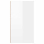 Sideboard High Gloss White 100x33x59.5 cm Engineered Wood