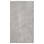 Sideboard Concrete Grey 100x33x59.5 cm Engineered Wood